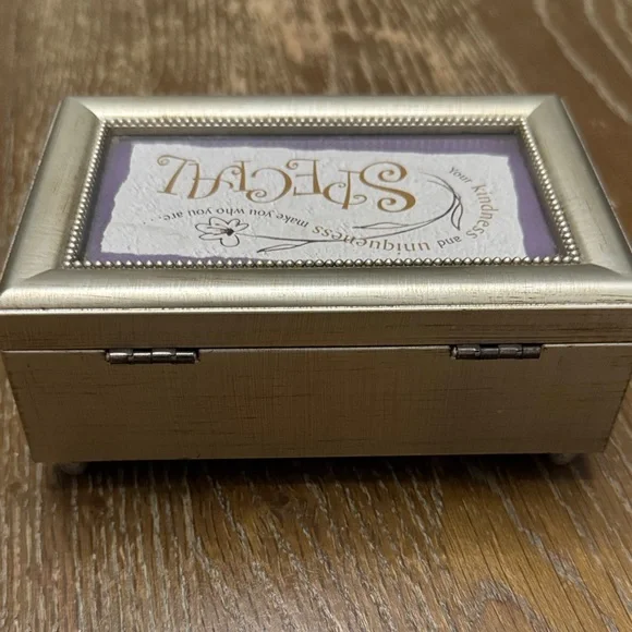 Carson Musical Jewelry Box “Special” Amazing Grace Music Box 6” Keepsake - Picture 7 of 8